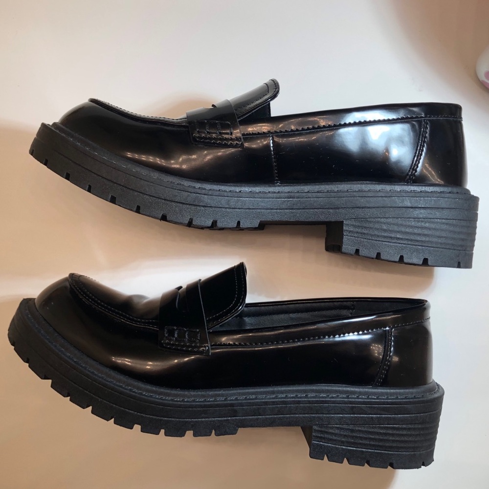 Madden Girl Chunky Platform Loafers